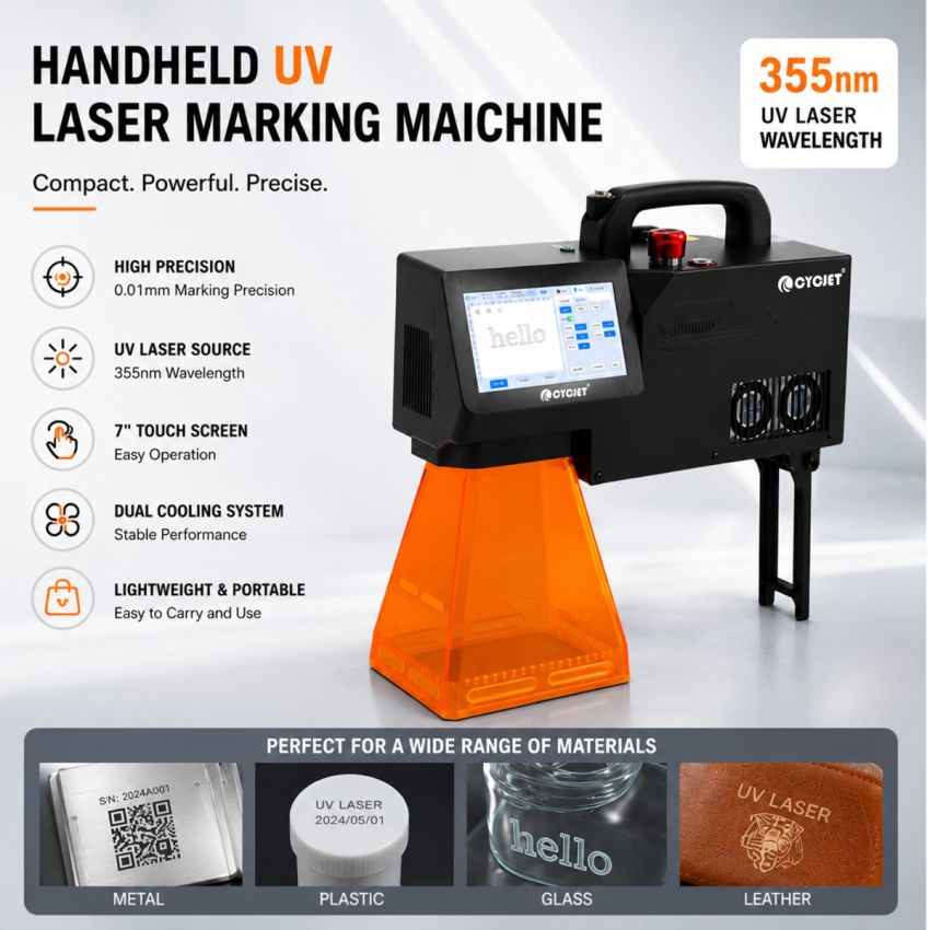 CYCJET Handheld UV laser marking machine