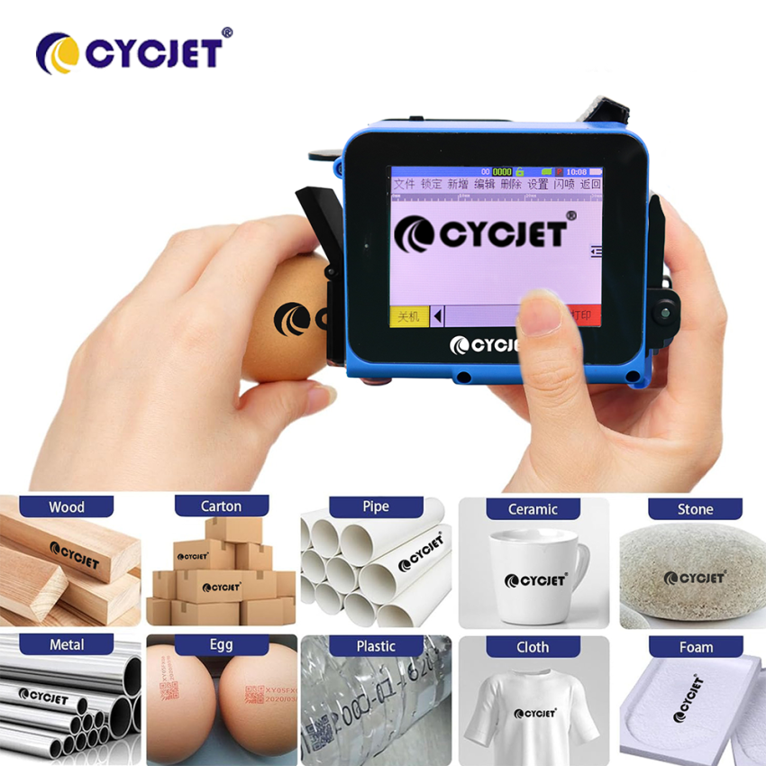 CYCJET Smart Mini Mobile Printer - For Pipe & Packaging Coding