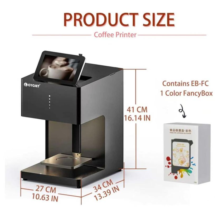 CYCJET Color Coffee Latte Art Machine