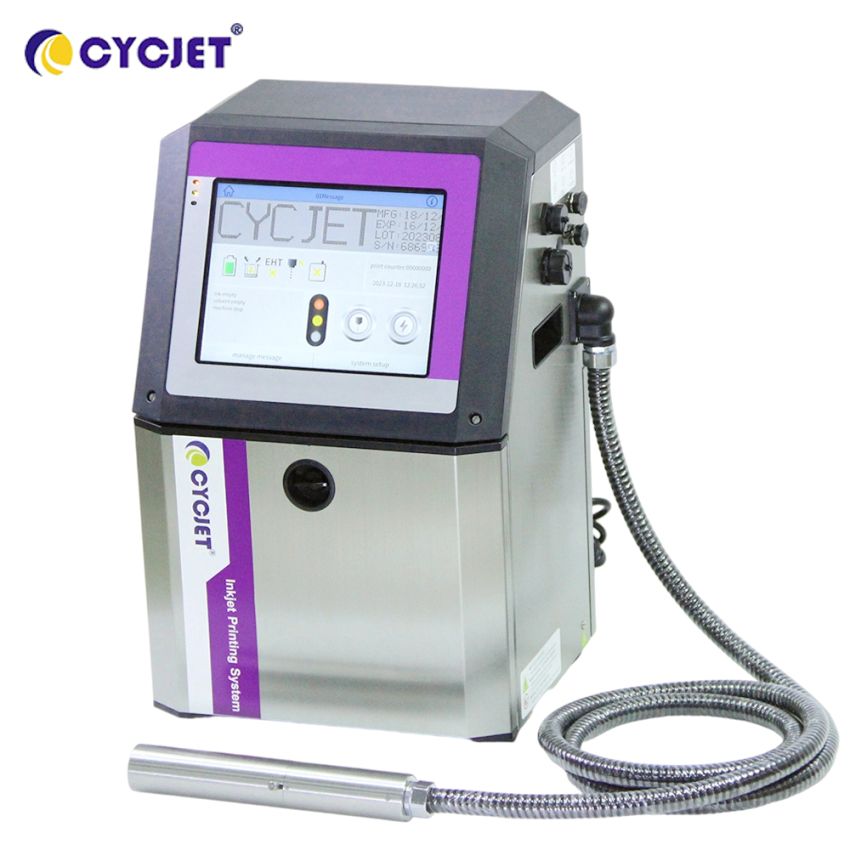 CYCJET B400i small character CIJ inkjet printer for high-speed production line coding of cartons and packaging bags