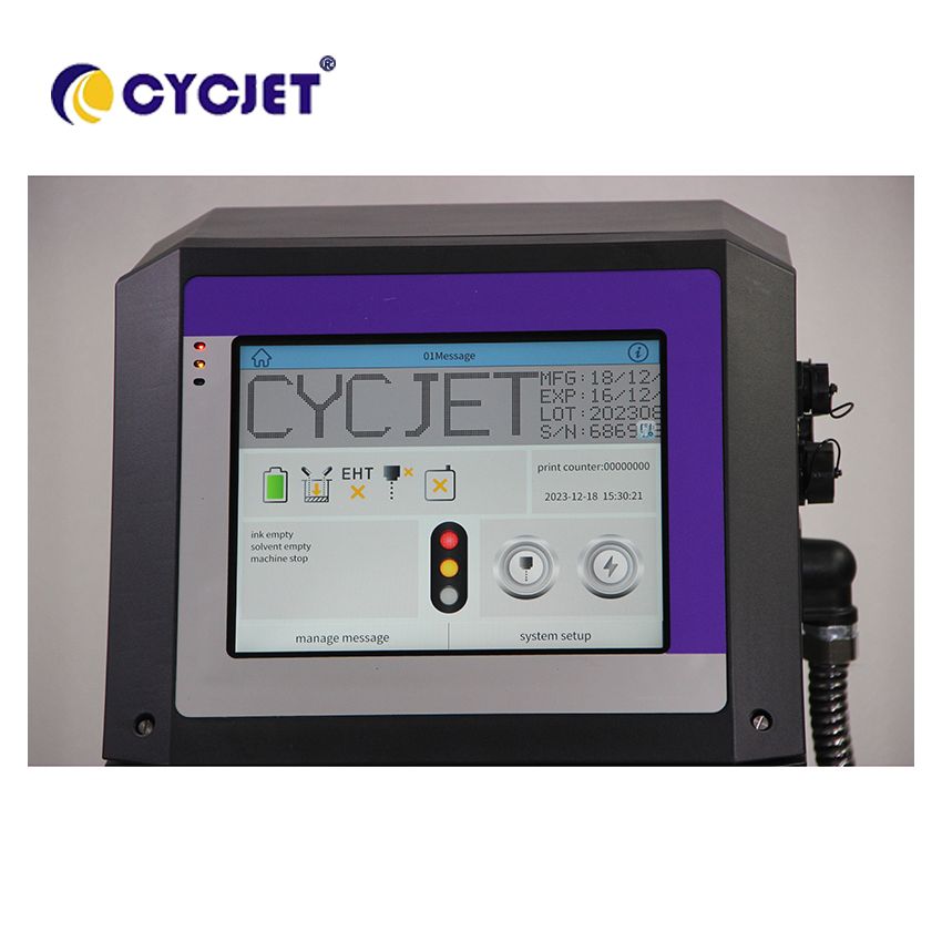 CYCJET B400i Industrial Inkjet Printer | High-Speed Coding for Labels, Tubes & Packaging
