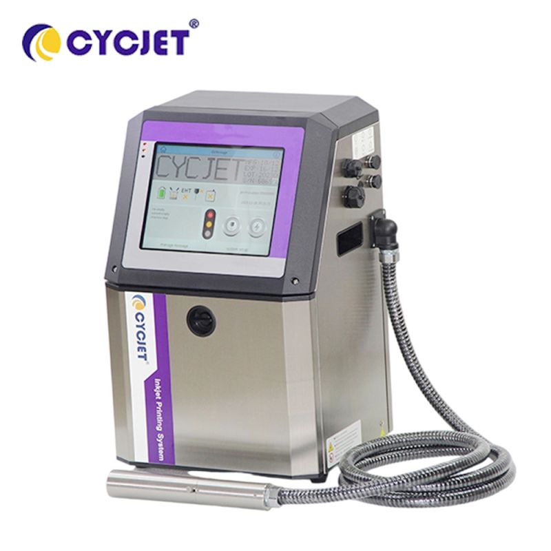 CYCJET B400i Industrial CIJ Printer | High-Speed Continuous Encoding for Food/Pharmaceutical Packaging